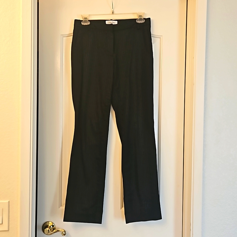 Calvin Klein pinstripe trousers Petite